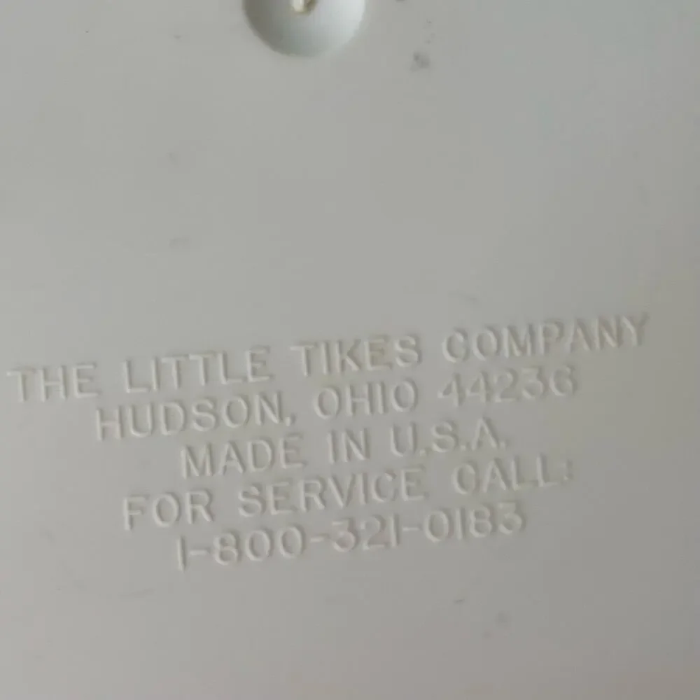 Little Tikes Cash Register Activity Vintage Toy Pretend Play USA Sticker Wear